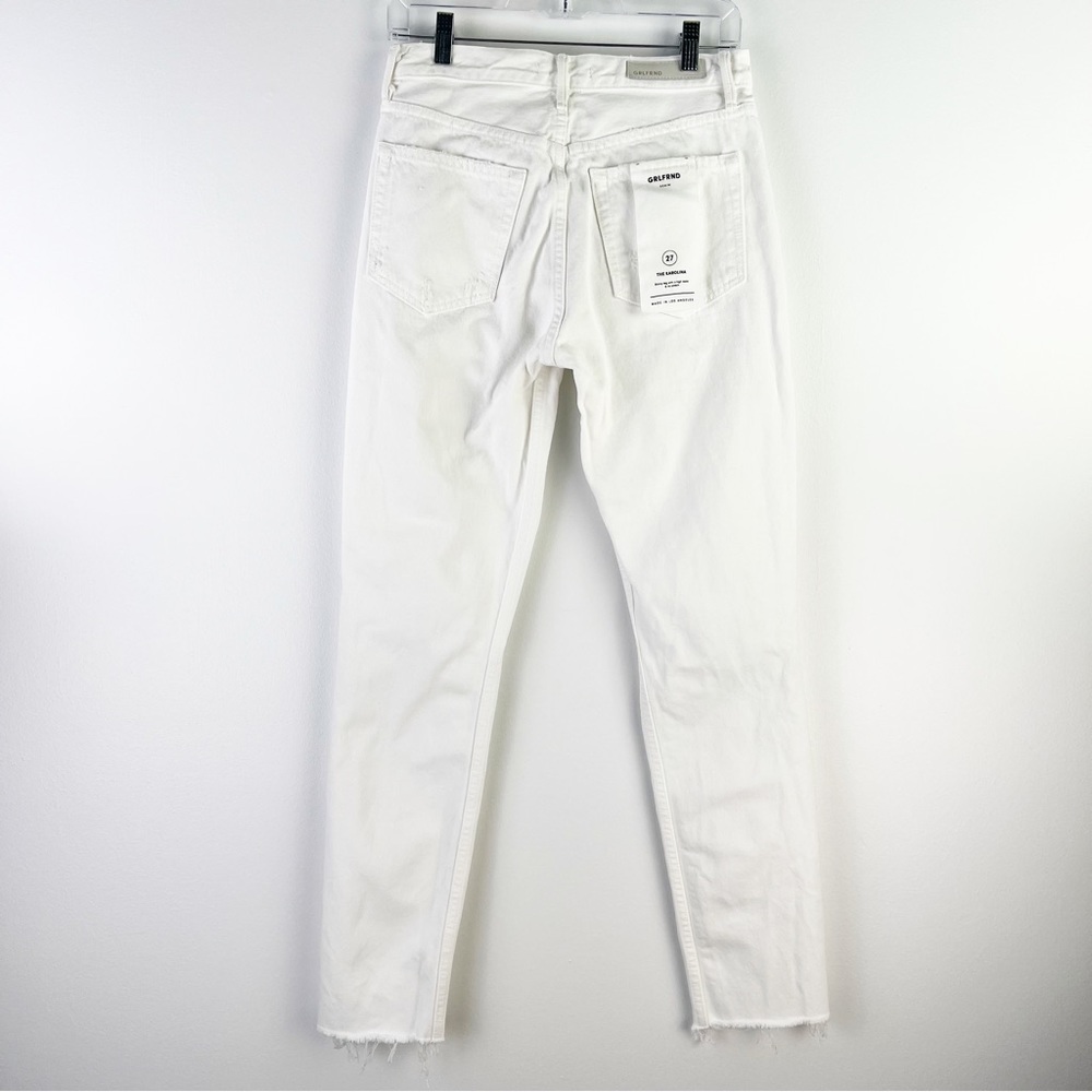 Grlfrnd Karolina White Ripped Jeans In You Know I’m No Good Size 27 View 6